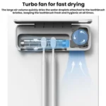 Automatic Drying Electric Toothbrush UV Sanitizer Bathroom Storage Rack - Image 3