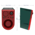 N911J Solar Power Animal Repeller Motion-Activated Sound Light Alarm With Wireless Remote Controlled Voice Speaker - Image 8