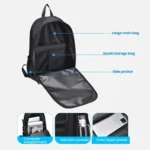 14 Inch Laptop Backpack For Students Lightweight & Spacious Minimalist Bag Bookpack For Couples & Campus Life - Image 4