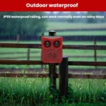 N912A Voice Solar Power Animal Repeller Human Motion Sensor Infrared Sound Light Alarm - Image 4