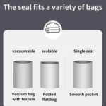 Wireless Automatic Vacuum Sealer Machine Portable Food Preservation Plastic Sealing Vacuum Machine - Image 13