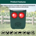 N912B Ultrasonic Solar Power Ground-inserted Animal Repeller - Image 3