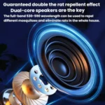 Smart Sensing Ultrasonic LED Strobe Electronic Mouse Insect Repeller - Image 7