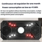 Smart Sensing Ultrasonic LED Strobe Electronic Mouse Insect Repeller - Image 10