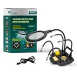 7 In 1 LED Magnifying Glass Repair Soldering Station Constant Temperature Soldering Iron Stand - Image 14