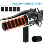 1pair Waterproof Heated Motorcycle Grips With Five-gear Adjustment - Image 2