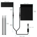 1pair Waterproof Heated Motorcycle Grips With Five-gear Adjustment - Image 3