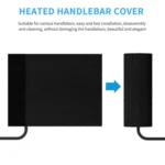 1pair Waterproof Heated Motorcycle Grips With Five-gear Adjustment - Image 8