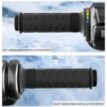 WUPP Rainbow Light Heated Motorcycle Handlebar Grips With Memory Function - Image 11