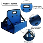 Foldable Food Storage Box Insulated Portable Coffee Cup Takeout Bag - Image 4