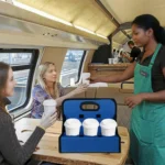 Foldable Food Storage Box Insulated Portable Coffee Cup Takeout Bag - Image 7