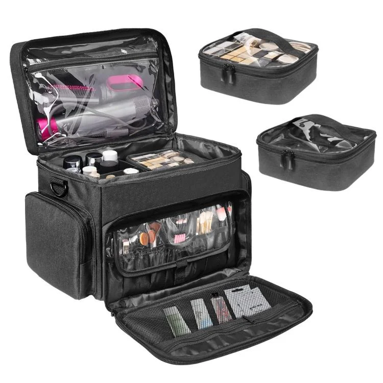 Travel Cosmetic Bag With Removable Inner Pocket