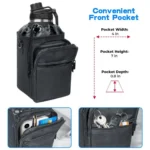 Outdoor Travel Portable Insulated Cooler Water Bottle Bag - Image 2