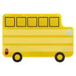 School Classroom Decorative Bus Phonics Hanging Bag