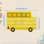 School Classroom Decorative Bus Phonics Hanging Bag - Image 2