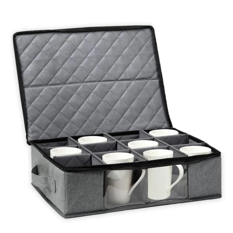 TBD0606249101A.webp Coffee Mug Storage Box with Compartments and Lid - Image 1