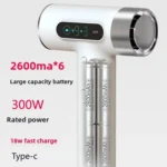 Cordless High-Speed Hair Dryer 100,000 RPM Motor, USB-C Fast Charging & 15600mAh Built-In Battery - Image 4