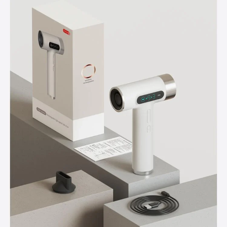 TBD06062523_B8.webp Cordless High-Speed Hair Dryer 100,000 RPM Motor, USB-C Fast Charging & 15600mAh Built-In Battery - Image 9