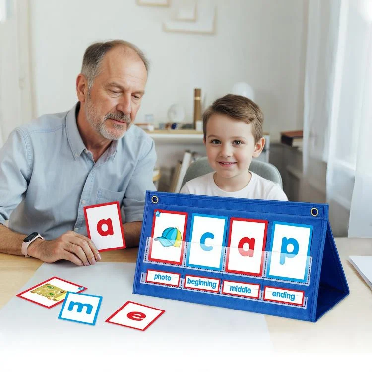 TBD06062528_B3.webp Word Spelling Game Reading Teaching Hanging Bag - Image 4