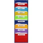Rainbow File Book Magazine Storage Wall Mount Bag - Image 2