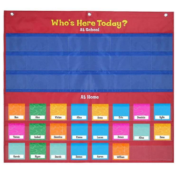 TBD06062536.webp School Student Attendance Check-In Hanging Bag - Image 1