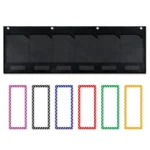 Collection Home Wall Pockets with Labels Organizer