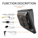 7-inch HD Touch Screen + HD 8-light Reversing Image Wireless Carplay Car MP5 Player - Image 5