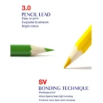 Oil-Based Colored Pencils Art Supplies Drawing Kit For Artists, Adults, Kids With English Packaging - Image 5