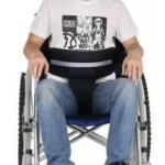 Breathable Elastic Mesh Adjustable Safety Buckle Wheelchair Safety Belt - Image 5