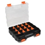 Plastic Multi-Function Portable Parts And Tools Flip-Top Storage Box - Image 2