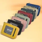 KB-091 RFID Anti-Skimming Zippered Accordion Bag Bank Card ID Card Holder - Image 2