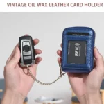 KB-091 RFID Anti-Skimming Zippered Accordion Bag Bank Card ID Card Holder - Image 4