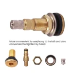 Agricultural Vehicle Vacuum Tire Full Copper Valves - Image 2