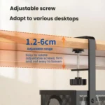 Adjustable Under Desk Storage Basket No Drill Hanging Organizer for Router/Books/Supplies - Image 5