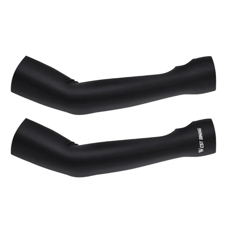 WEST BIKING 1pair Outdoor Cycling Ice Silk UV-Protective Arm Sleeves Fishing Travel Arm Protection Ice Sleeves