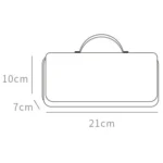 Student Handheld Double Layer Large Capacity Pencil Case Simple Planet-Themed Stationery Box - Image 6
