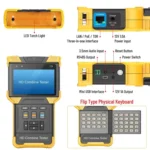 DT-T71 Network Engineering Tester Coaxial AHD/CVI/TVI Video Surveillance Tester - Image 2