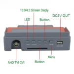 5300ACT 5 Inch HD Surveillance Tester Analog/Coaxial AHD/TVI/CVI Supports 8MP Engineering Tool - Image 4