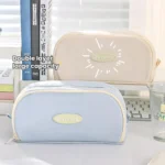 Double Layer Large Capacity Pen Pouch Simple Stationery Box For Students - Image 5