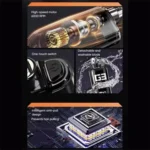 WUSHANG Rechargeable Nose Hair Trimmer USB-C Charging Gentle & Painless Nasal Grooming - Image 6