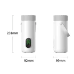 RK-3 Wireless Electric Heating Travel Kettle Portable Boiling Water Cup with 6-Temperature Settings - Image 10
