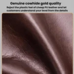 BULL 235 CAPTAIN 2 Fold Zipper Leather Wallet RFID Multi-Functional Card Holder - Image 5