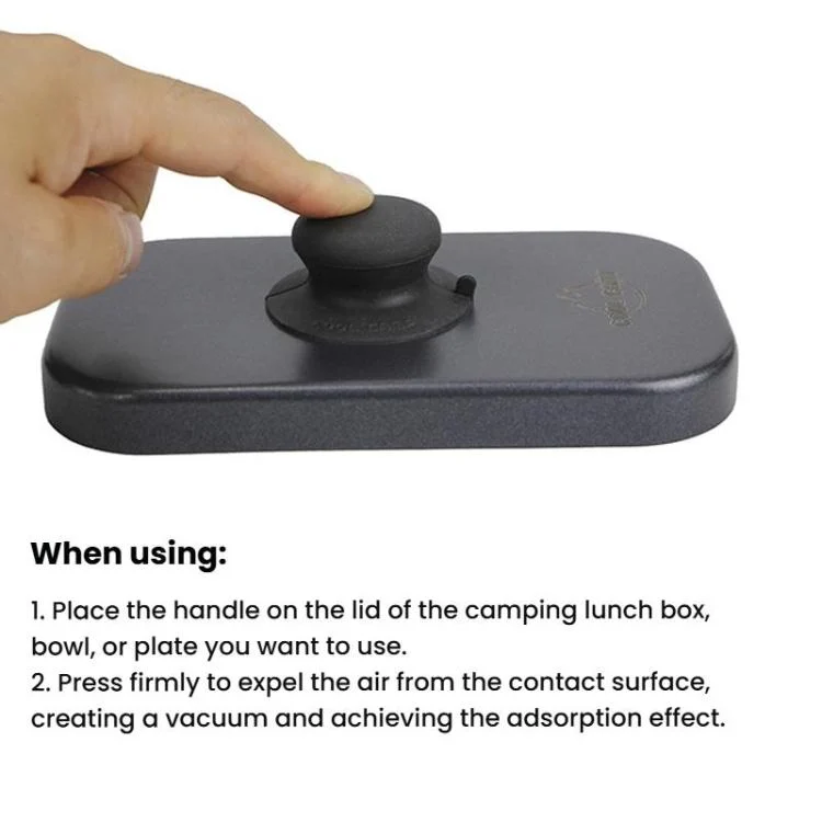 TBD06062788_B5.webp COOL CAMP CF-908 Universal Pot Lid Knob Top Bead Heat-Resistant Silicone Handle Outdoor Lunch Box Lid Handle - Image 6