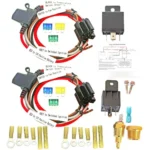 40A Thermostat Dual Electric Cooling Fan Wiring Harness Kit