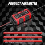 FOXSUR Smart 6V/12V 1.5A Battery Charger 4AH-30AH Lead Acid Battery Maintainer For Motorcycle/Car/ATV - Image 13