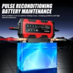 FOXSUR Smart 6V/12V 1.5A Battery Charger 4AH-30AH Lead Acid Battery Maintainer For Motorcycle/Car/ATV - Image 6