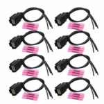 8pcs /Pack Ignition Coil Connector Plug Cable For Ford F-150 Flex 2013-2019 V6 V8