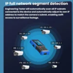 IPC9310Plus-N 4.5 Inch Engineering Tester Network Analog Coaxial Video Surveillance Tester - Image 5