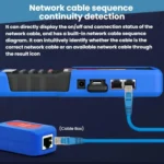 IPC9310Plus-N 4.5 Inch Engineering Tester Network Analog Coaxial Video Surveillance Tester - Image 7