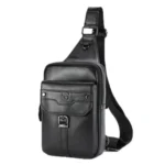 BULL CAPTAIN Men Vintage Genuine Leather Shoulder Bag